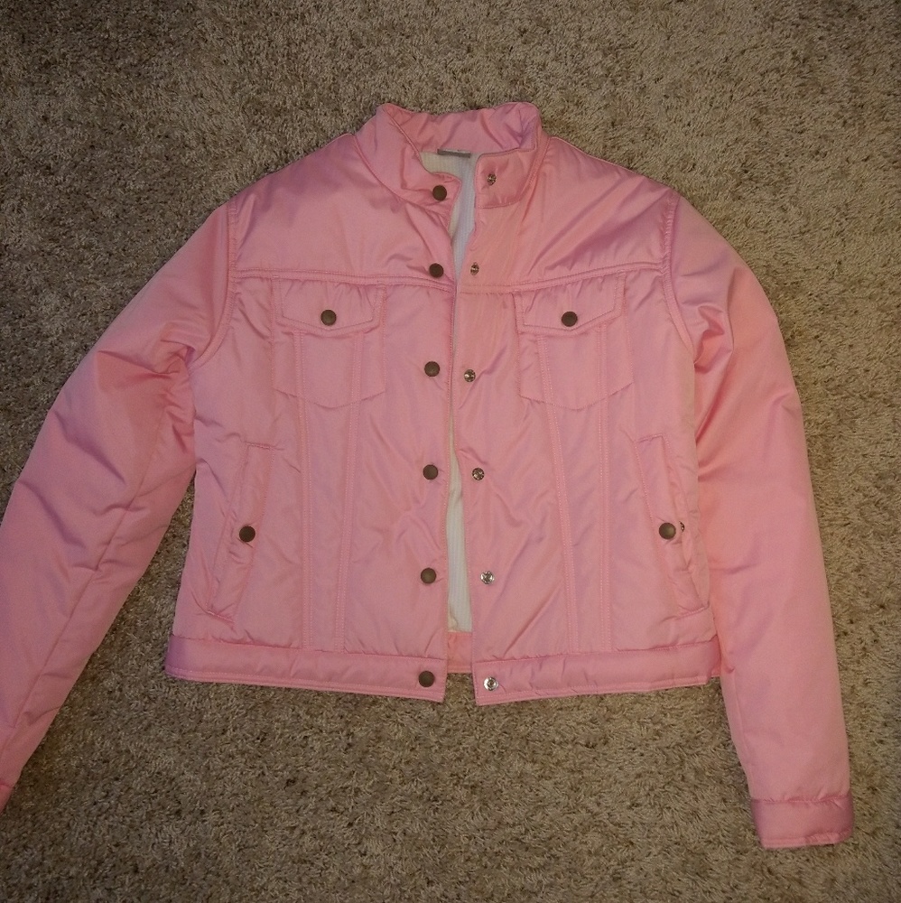 Pink nike short coat